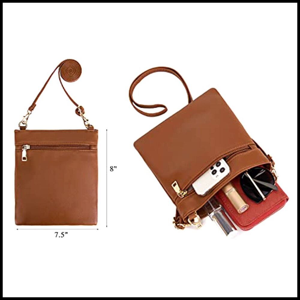 Large Hobo Tote with Crossbody Bag and Wallet Set, Synthetic Leather - Picture 3 of 7